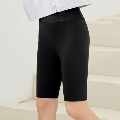 Girls Athletic Biker Shorts High Waisted Breathable Stretchy Yoga Volleyball Shorts Kids Compression Dance Gymnastics Shorts2