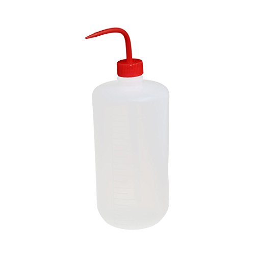 Aexit 1000ml Plastic gauge Measuring Squeeze Oil Water Dispensing Bottle