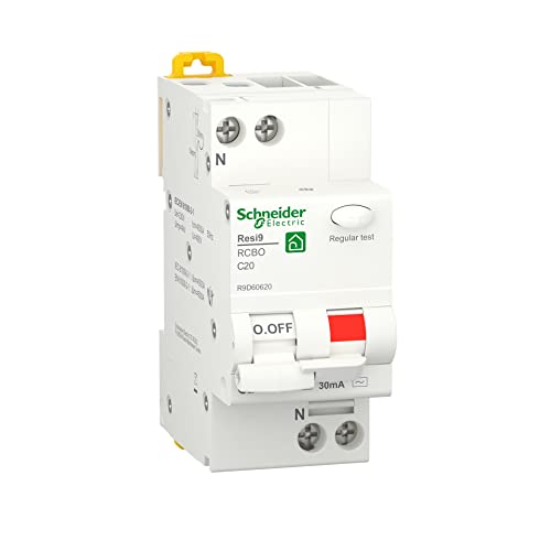 Schneider Electric Disjoncteur à courant résiduel R9D60620-1P+N 20A