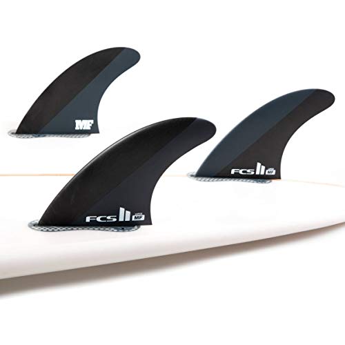image for FCS II MF Neo Carbon Black/Grey Large Tri Fins - Mick Fanning's signat