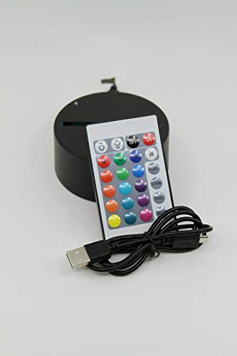 Lámpara LED de mesa nocturna con botella y sonajero miniatura 4