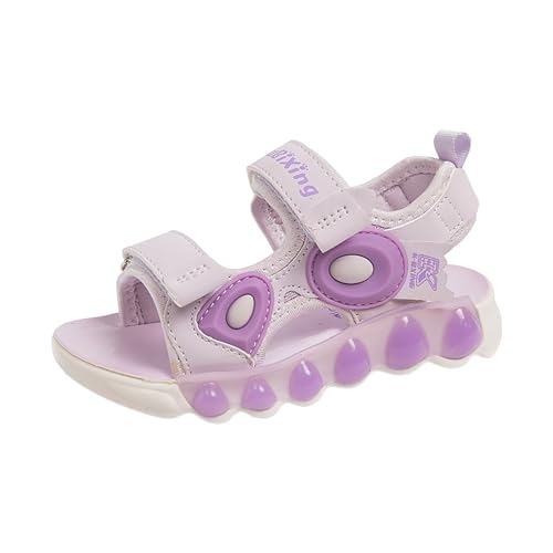 IWIHMIV Boys Girls Beach Outdoor Sandals Non Slip Comfortable Soft Sole Open Toe Sandal with Adjustable Back Strap