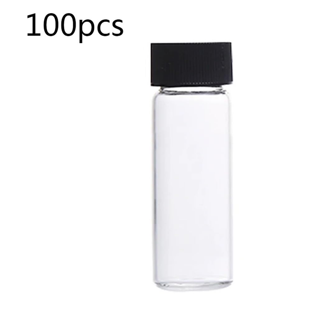 Frasco de vidrio transparente for reactivo laboratorio, 3 ml a 60, for experimentos Equipamiento de laboratorio