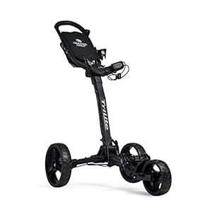 Trilite Golf Push Cart | Lightweight and Folding Golf Cart | Adjustable Golf Bag Stand