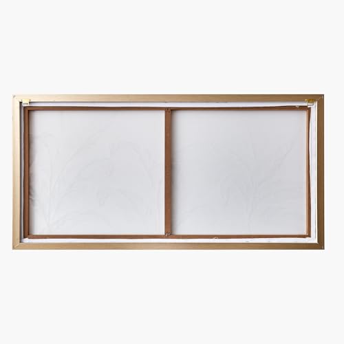 Image of Home Centre Artistry Sartora Canvas Leaf Picture Frame - 100x50cm