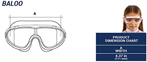 Óculos de Natação Infantil Cressi Baloo - Azul