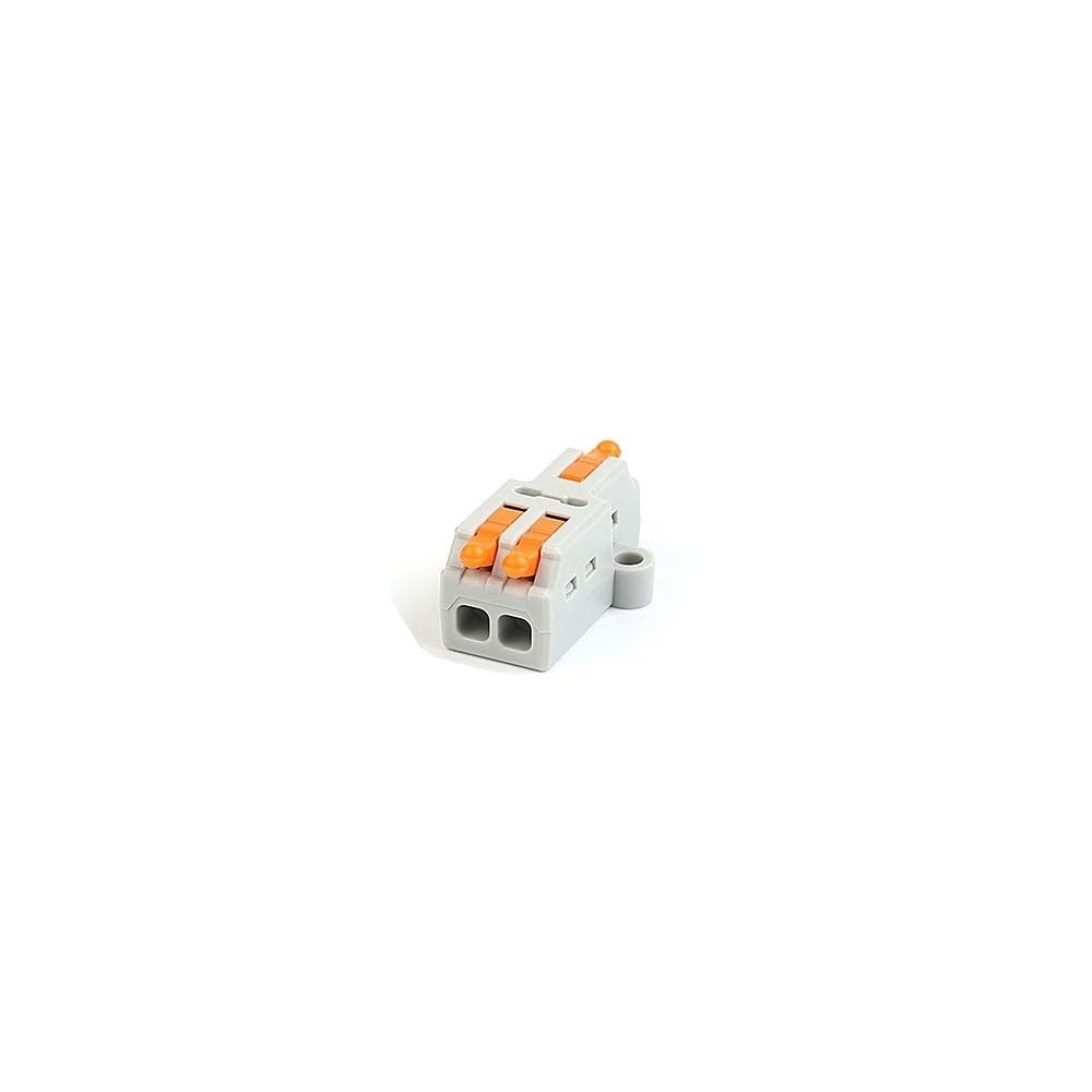 10/50 Uds. Todos los conectores compactos mi ni de cable rápido tuerca de palanca divisor de engarce conductores eléctricos bloque de terminales Push-in Home(D1-2,10PCS)