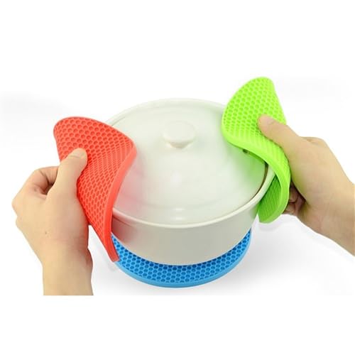 Tapete de silicona resistente al calor Troll de 18 cm para mesa de comedor en color verde 4