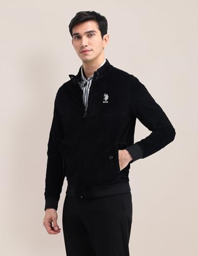 Image of U.S. Polo Assn. Mock neck regular fit jacket USJCK558