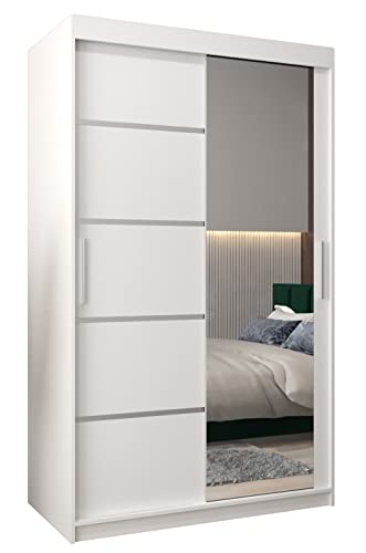 ABIKSMEBLE Armoire Porte coulissante Miroir Verona 2 -...