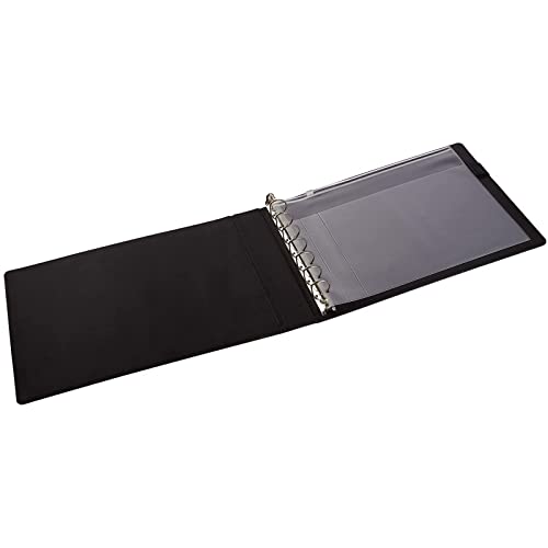 7 Ring Business Check Binder For Checkbooks Organization, Financial Records, Personal And Corporate Use, Black Faux Leather Folder For 600 Checks (14 X 10 Inches) #TOP5