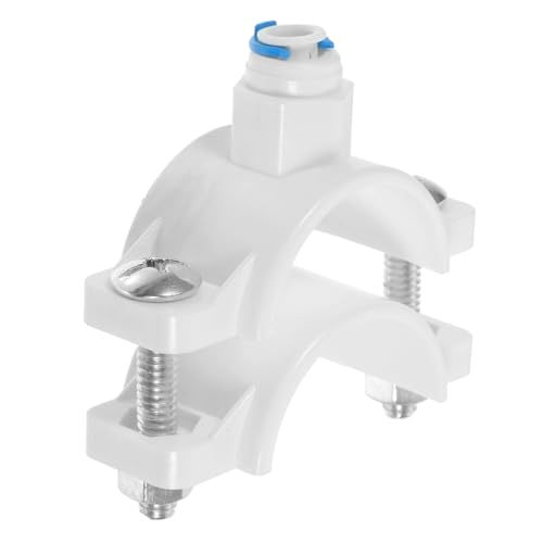 Homoyoyo Vanne De Vidange à Selle à Connexion Rapide 1/4 Pouce Pom Résistant à l 39 Usure Collier De Serrage Compatible Filtres à Eau Systèmes Inverse Sous Évier