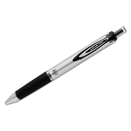 Bolígrafo retráctil Uni-Ball 207 Roller Gel negro miniatura 1