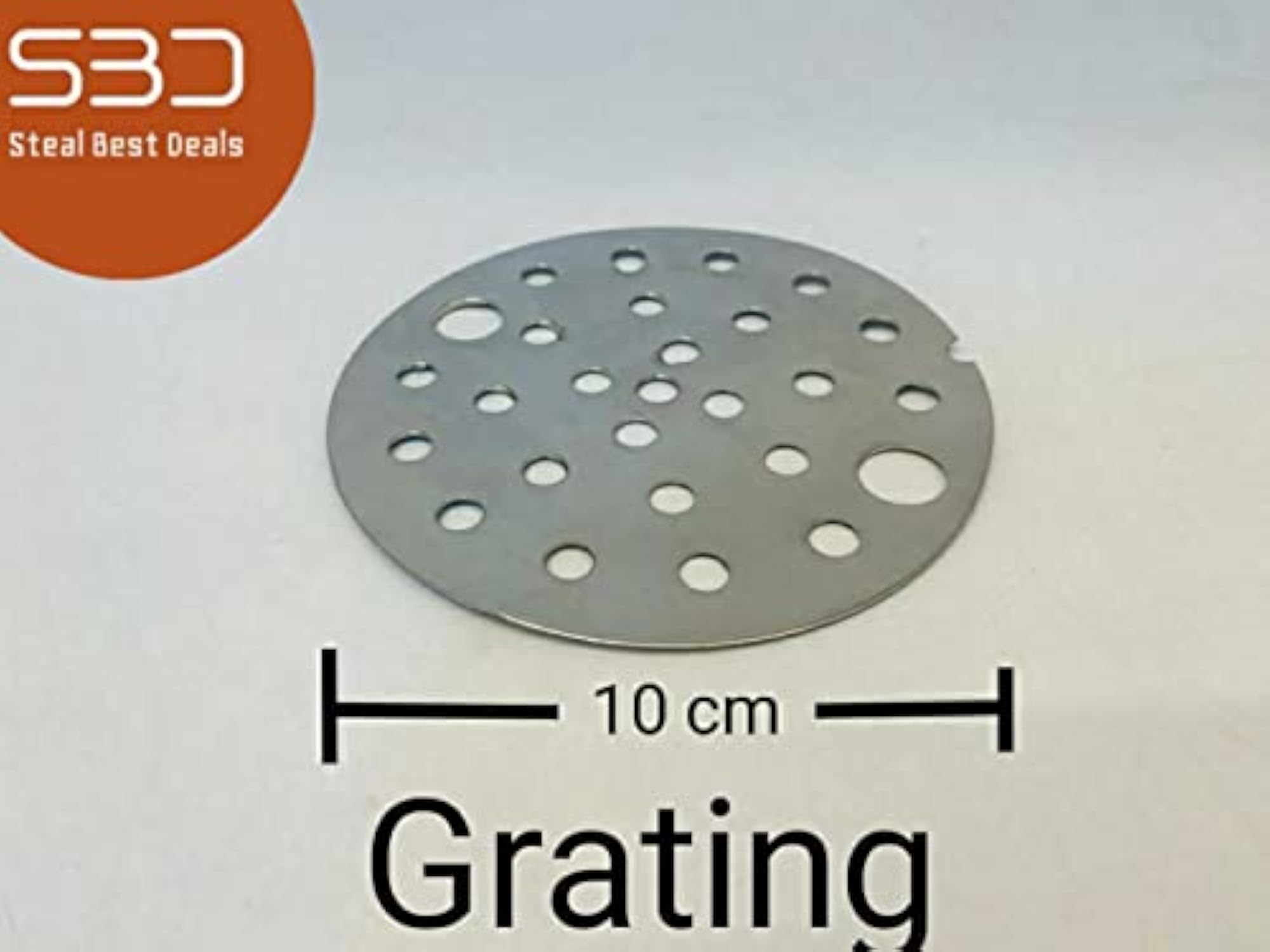 Stainless Steel Round Floor Drainer, 5 Inches