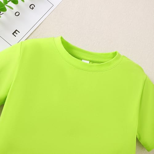 Image of Magic Park 6M-14Y Baby Short Long Sleeve Tee Tops Toddler T-Shirt Kids Solid Color Shirts Boys Girls Casual Blouse