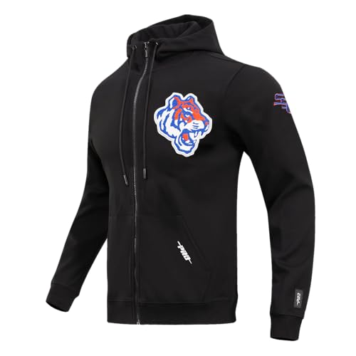 Image of Pro Standard Mens College Classic Chenille Cotton Double Knit Full Zip Hoodie