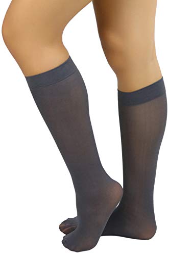 Image of ToBeInStyle Womens Pack of 6 Knee High Trouser Professional Socks