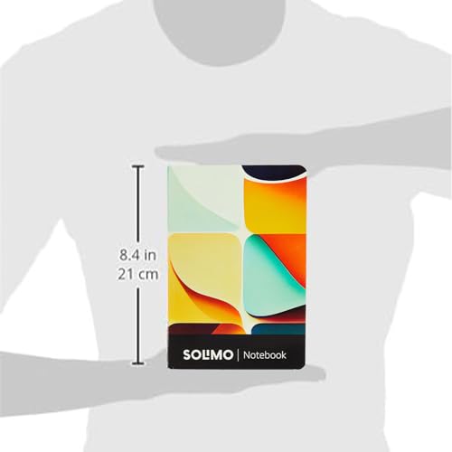 Image of Amazon Brand - Solimo A5 Dot Grid Journal | 100 GSM | Flat Lay Binding | Rounded Corners | Suitable for Sketching or Doodling, To-do lists & more (160 Pages)