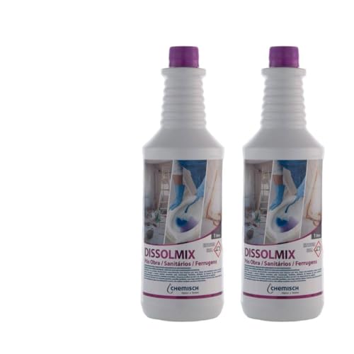 CHEMISCH, Limpador Pós Obra Dissolmix 2L Limpa Rejuntes Encardido...