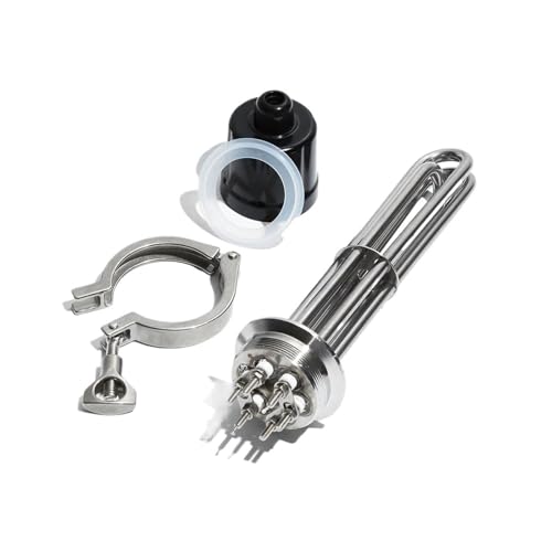 Calentador De Inmersión De Baja Densidad De Potencia, Elemento Calefactor De Agua De Triple Abrazadera De 2 Y 64 Mm De Diámetro Exterior, 4,5 KW, 6 KW Y 9 KW(2,9KW for 600mm)