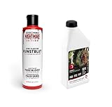 Lot de flacons de maquillage horreur XXL – Faux sang et lait de latex (470 ml) pour des ...