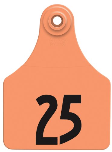 Allflex Usa Allflex Large Orange Ear Tags 1 25