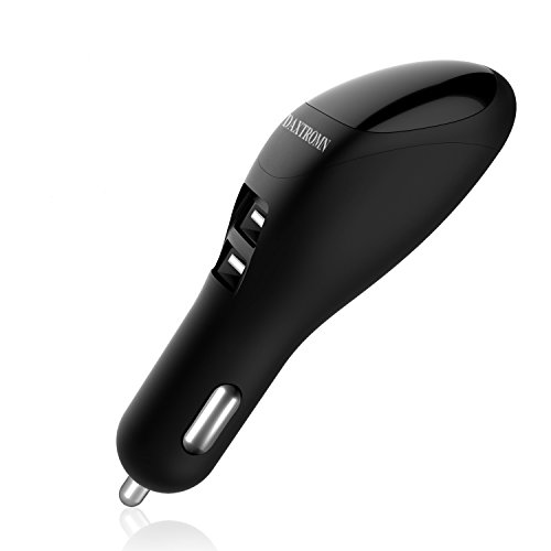 DAXTROMN Car Charger 2 in 1 USB Charging for Galaxy S9/S8/Edge/Plus, iPhone Xs/Max/XR/X/8