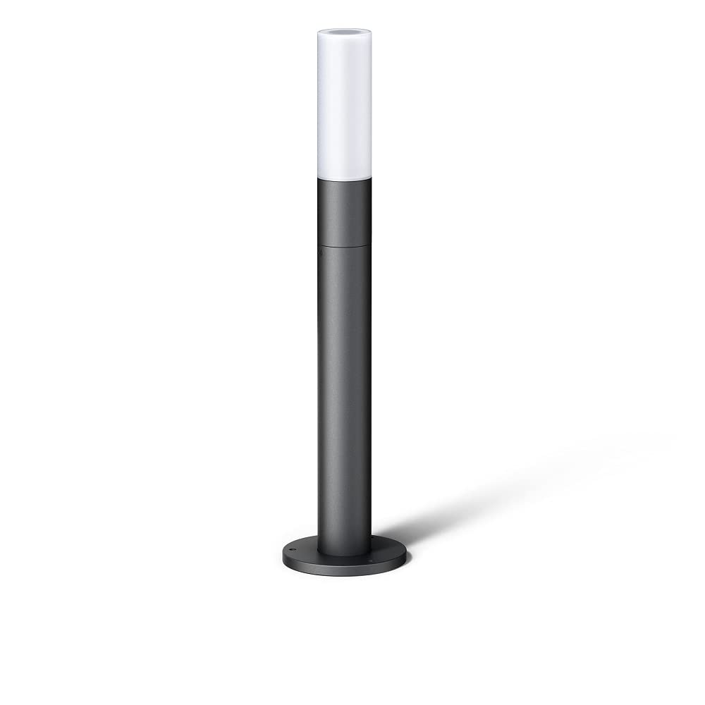 Steinel LED Wegeleuchte GL 65 Anthrazit, Opalglas, Aluminium Standleuchte, Gartenleuchte warmweiß, 77 cm hoch