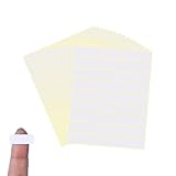 BEAMARKER 2160 Etiqueta Rectangular Blanca Grabable, 0.32' x 0.78' Etiquetas Autoadhesivas Pequeñas En Blanco con Nombre, Precio, para Carpetas, Botellas, Frascos, Documentos, Escuela, Oficina, O