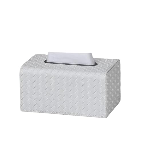 織りテクスチャ紙引き出しレザーティッシュボックス長方形正方形収納タンクリビングルームホームデコレーション(Burgundy)