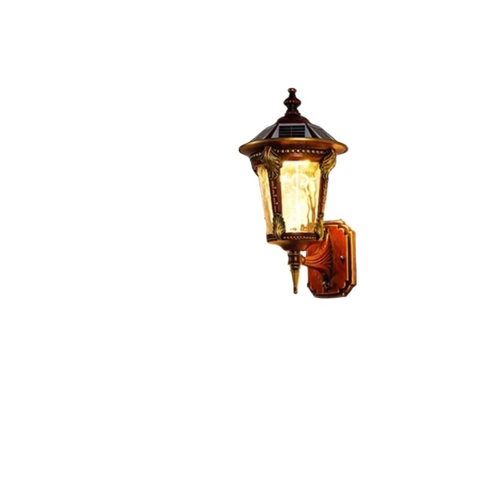 noxozoqm Exterior Wall Light Solar Wall Light Courtyard Villa Porch gate Wall Light Solar LED Wall Light Outdoor Solar Wall Light