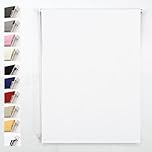 Funky Gadgets Roller Blind Custom Made to Measure Thermal Blackout Roller Blinds – UV Protection Child Safe Easy Fit Window Blinds for Home & Office White, Up to 150W x 165H cm