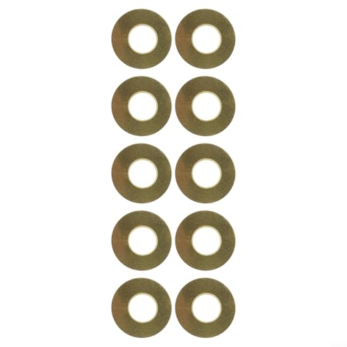 Risonanza eccellente: con una gamma di frequenza di risonanza di 0-5,0 +/- 0,5 KHz e un'impedenza massima di risonanza di 300 ohm, questi dischi offrono un'uscita chiara e sonora.
