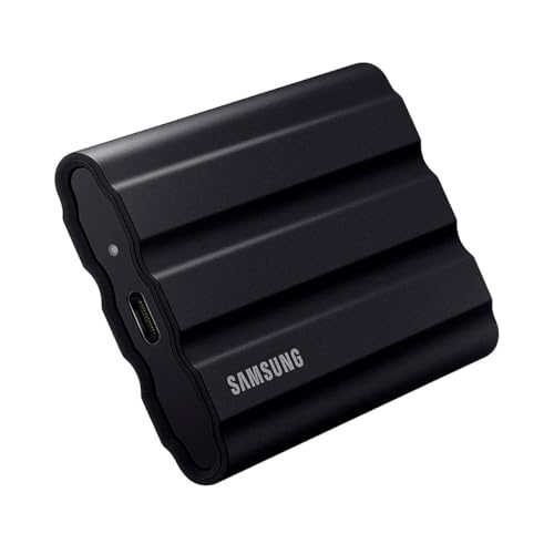 SAMSUNG T7 Shield SSD portátil 2 TB - USB 3.2 Gen.2 SSD Externo Negro (MU-PE2T0S/EU)