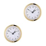 Horloge murale suspendue : fabriquée avec un alliage et des matériaux en plastique, peut être utilisée pendant une longue période, petite horloge