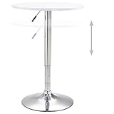 Zusätzlich ist dieser Tisch dank eines höhenverstellbaren Mechanismus von 70 bis 91,5 cm verstellbar, um verschiedenen Sitz- und Stehanforderungen gerecht zu werden.