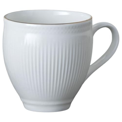 Image of Clay Craft Fine Ceramic Tea & Coffee Cups Set with Gold Detailing| 170 Ml Elegant Designer Cups for Home & Gifting | Premium Finish| Classic Pattern| Comfortable Handle