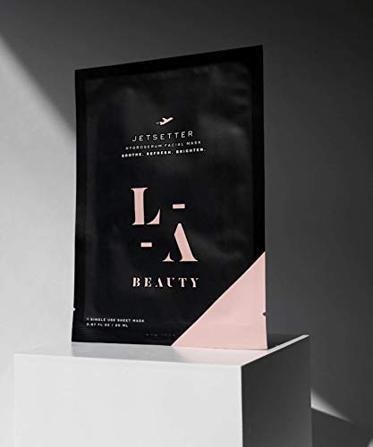 LA Beauty Premium JETSETTER Masks | Revitalizing Face Masks | 5 Count