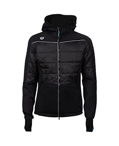 ARENA Team Unisex Half-Quilted Hooded Jacket Regular Fit Full Zip Insulated Panels