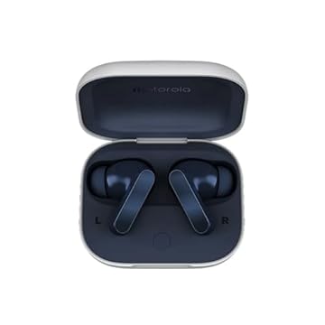 Fone de ouvido Sem Fio Bluetooth Motorola Moto Buds Cancelamento de Ruído Ativo - Dark Blue