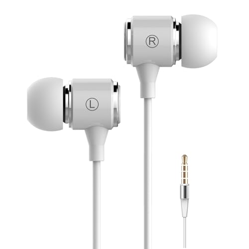 WMSZMSM Headphones with Extra Long Cord Extra Earbuds for PC...