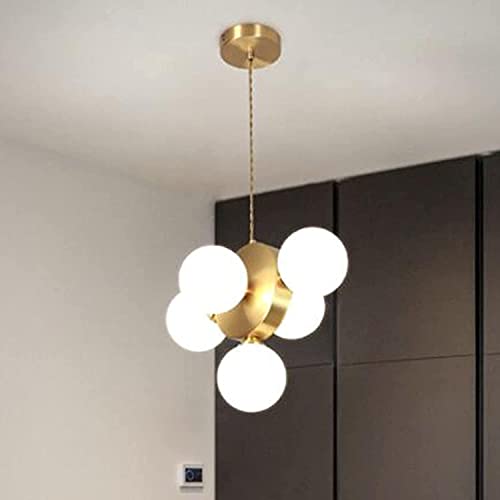 Lampe en bronze de table à manger G9 en cuivre pour éliminer les ombres du salon