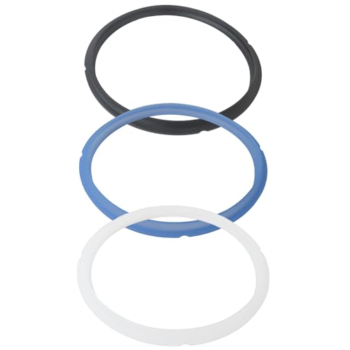 2026 Juego de 3 anillos de sellado de silicona de grado alimenticio para I-nstant P-ot 6/5 Qt - Compatible con modelos IP-DUO60, LUX60, DUO50, Smart-60 y CSG60 miniatura 6