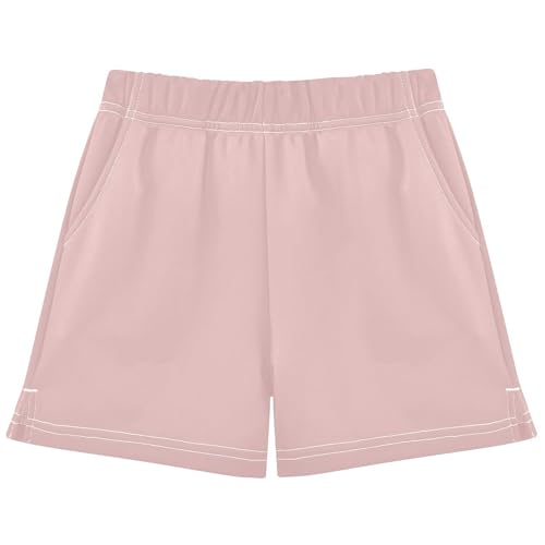 tplaotee Light Pink Athletic Shorts for Girls High Waist for