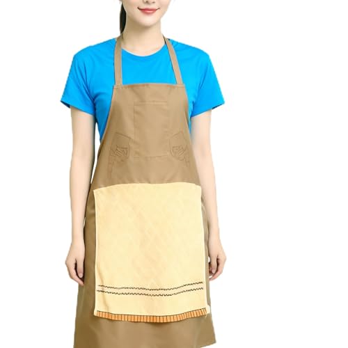 MOLOGELA New Chefs Prank Apron Creative Prank Apron for Men Brown One Size Fits Most Surprise Pocket Gag Gift Cooking BBQs Prank Costume