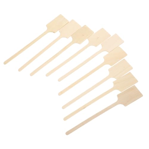 PRETYZOOM Bulk Coffee Stirring Sticks 100pcs Wooden Stir Paddle for Bar Restaurant Home Easy to Use
