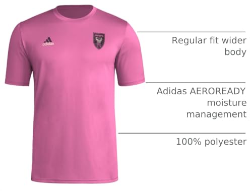 Image of adidas Men's Inter Miami CF Local Pop Short Sleeve Pre-Game T-Shirt