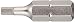 Produktbild KS Tools 911.2956 1/4" CLASSIC Bit Innensechskant, Bohrung, 25mm, 3/32'', 5er Pack