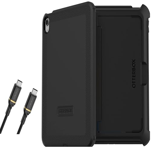 Funda iPad 10 generación OtterBox evita roturas de pantalla y esquinas con cable USB-C