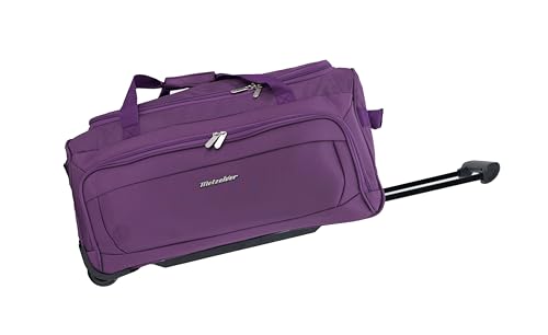 Sac trolley grand volume 63cm METZELDER violet pour voyager léger